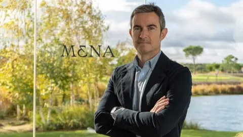 Eduardo C&eacute;spedes CEO de Lew Brand en el Mena (LaFinca Grand Caf&eacute;)