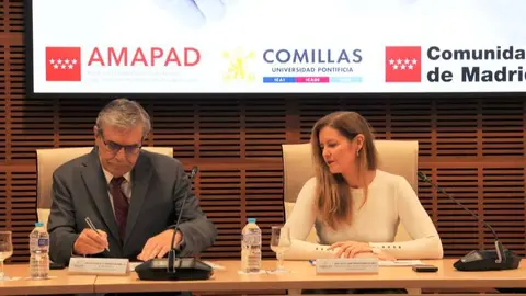 La consejera D&aacute;vila ha inaugurado el encuentro de expertos organizado por la AMAPAD y la Universidad Pontificia Comillas - Foto Comunidad de Madrid
