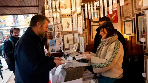 El consejero García Martín, durante su visita al Belén Monumental de San Lorenzo de El Escorial - Foto Comunidad de Madrid