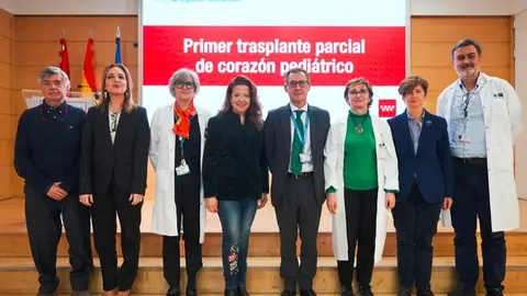 La consejera Matute, durante la presentaci&oacute;n de este  nuevo hito en el Hospital p&uacute;blico Gregorio Mara&ntilde;&oacute;n - Foto Comunidad de Madrid