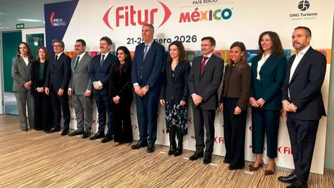 El consejero De Paco Serrano en la presentaci&oacute;n de la 46&ordf; Feria Internacional de Turismo (FITUR)  - Foto Comunidad de Madrid