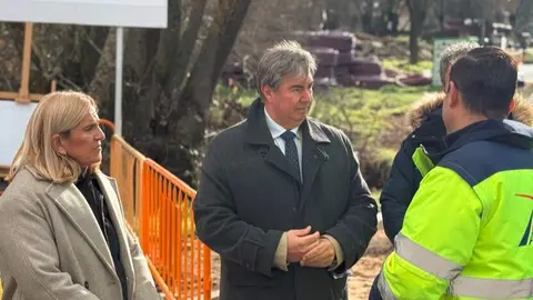 El viceconsejero S&aacute;nchez , durante su visita a Collado Villalba - Foto Comunidad de Madrid