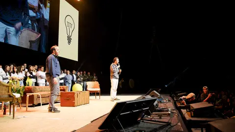De izquierda a derecha, Javier Roca y Javier Fern&aacute;ndez, en El Despertar 2026 - Foto de @pepe.desantos