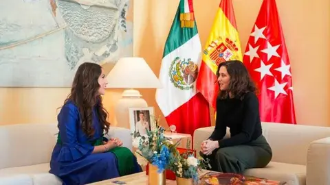 D&iacute;az Ayuso se re&uacute;ne con la gobernadora del Estado mexicano de Guanajuato - Foto Comunidad de Madrid