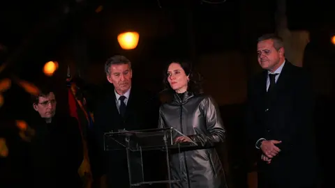 Ayuso en el homenaje a Gregorio Ord&oacute;&ntilde;ez - Foto Comunidad de Madrid