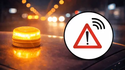 Baliza V27 DGT - Foto de Pyramid Consulting