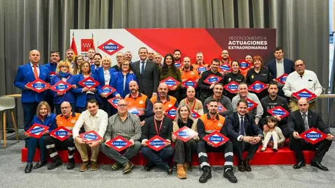 El consejero Rodrigo, en la XII edici&oacute;n de la
iniciativa H&eacute;roes de Metro - Foto Comunidad de Madrid
