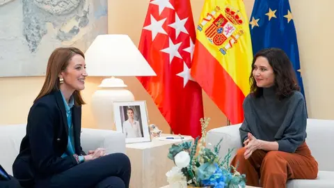 Encuentro Ayuso-Metsola - Foto Comunidad de Madrid
