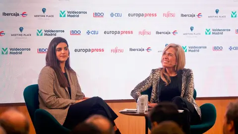 La consejera de Econom&iacute;a,  Hacienda y Empleo, Roc&iacute;o Albert, en un encuentro informativo organizado por  Europa Press - Foto Comunidad de Madrid