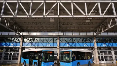 Autobuses de EMT Madrid que funcionar&aacute;n como oficinas m&oacute;viles en la Diputaci&oacute;n de Toledo - Foto de la EMT Madrid