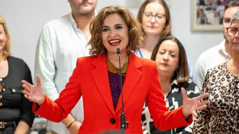 Mar&iacute;a Jes&uacute;s Montero en una intervenci&oacute;n - Foto del PSOE Andaluc&iacute;a
