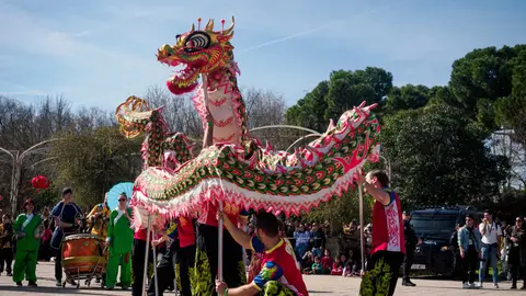 Desfile del A&ntilde;o Nuevo chino re&uacute;ne a 110.000 personas