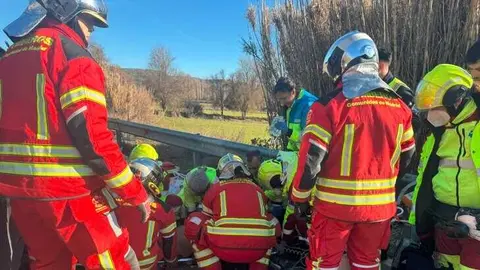 Accidente Ambite - Foto Emergencias de la Comunidad de Madrid