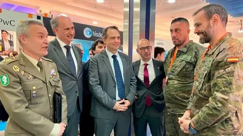 El consejero L&oacute;pez-Valverde, en la inauguraci&oacute;n del foro Satelec 2026 - Foto Comunidad de Madrid