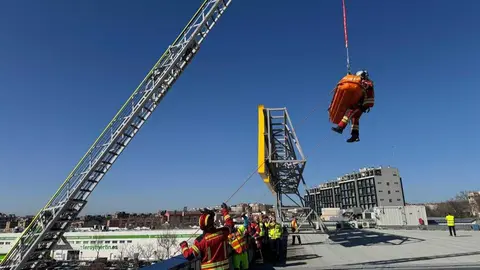 Accidente laboral en San Sebasti&aacute;n de los Reyes - Foto de Emergencias de la Comunidad de Madrid