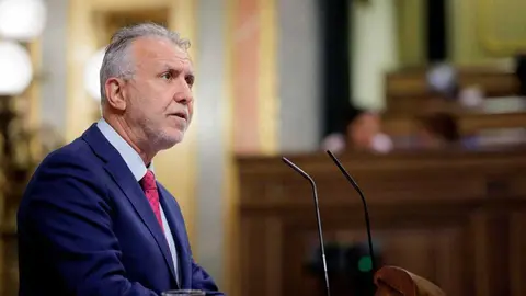 &Aacute;ngel V&iacute;ctor Torres, en el hemiciclo - Foto del Congreso de los Diputados