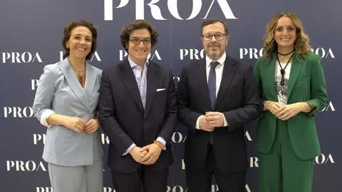 Luc&iacute;a Casanueva, Jos&eacute; Mar&iacute;a Figaredo, Jos&eacute; Antonio Fuster y Valvanuz Serna Ruiz - Foto de Proa Comunicaci&oacute;n