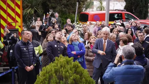 Los bomberos celebran el d&iacute;a de su patr&oacute;n con diversas acciones en el Hospital San Rafael