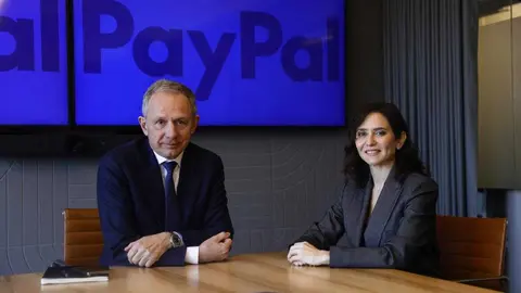 D&iacute;az Ayuso se re&uacute;ne en Nueva York con el CEO de PayPal - Foto Comunidad de Madrid