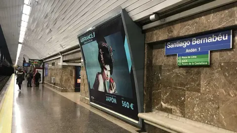 Metro Santiago Bernab&eacute;u