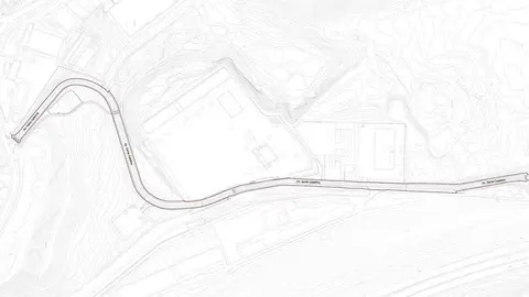 Plano de la avenida de Santa Catalina