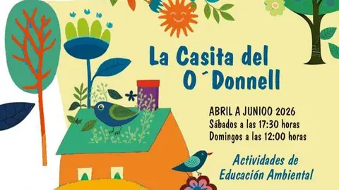 Casita del O&rsquo;Donnell abril a junio 2026 - Imagen del Ayuntamiento de Alcal&aacute; de Henares