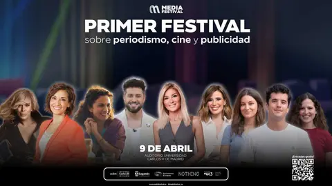Cartel del Media Festival 2026 en la Universidad Carlos III