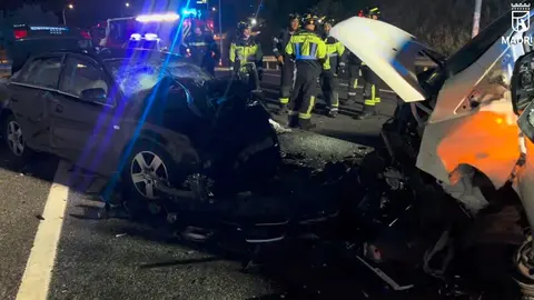 Imagen de los veh&iacute;culos - Foto de Emergencias Madrid