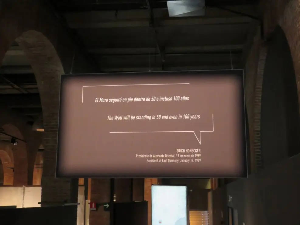 exposición El Muro de Berlín. Un mundo dividido en la Fundación Canal (3)