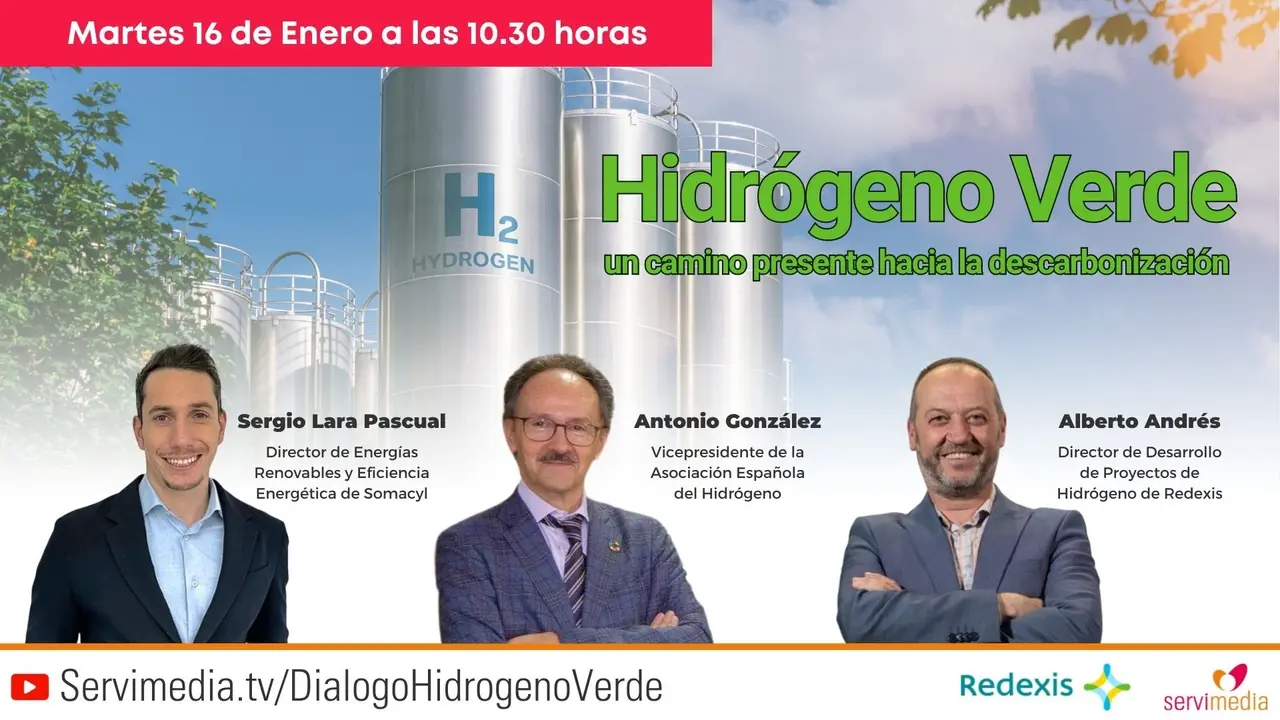 Diálogo sobre 'Hidrógeno verde, un camino presente hacia la descarbonización'