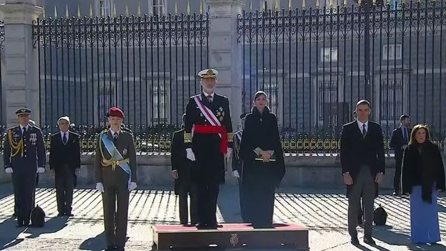 Los Reyes y la princesa de Asturias este sábado en Madrid - Foto de Casa Real