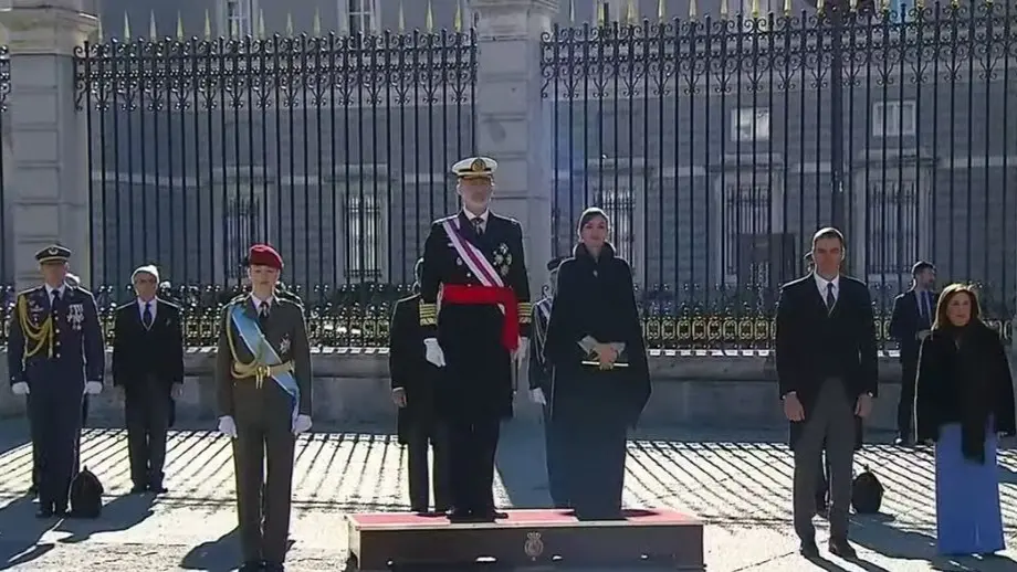 Los Reyes y la princesa de Asturias este sábado en Madrid - Foto de Casa Real