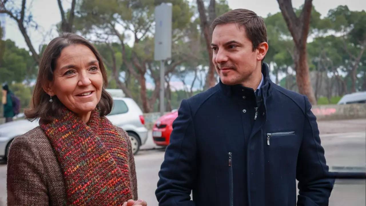 Maroto junto a Juan Lobato tras el acto en Madrid - Foto de PSOE