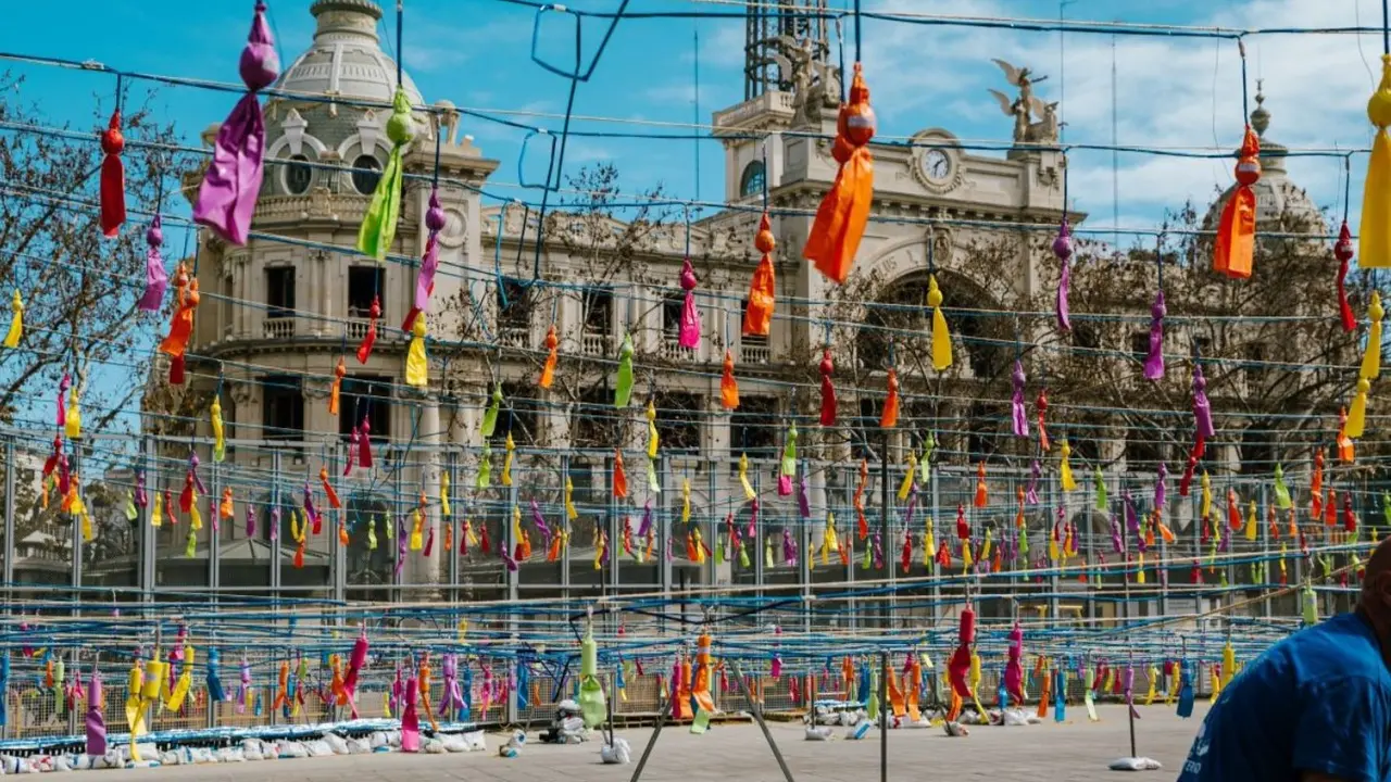 'Mascletà' de fallas en Valencia - Foto de Ayuntamiento de Valencia