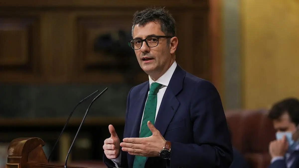 Félix Bolaños en el Congreso - Foto del Ministerio de Presidencia