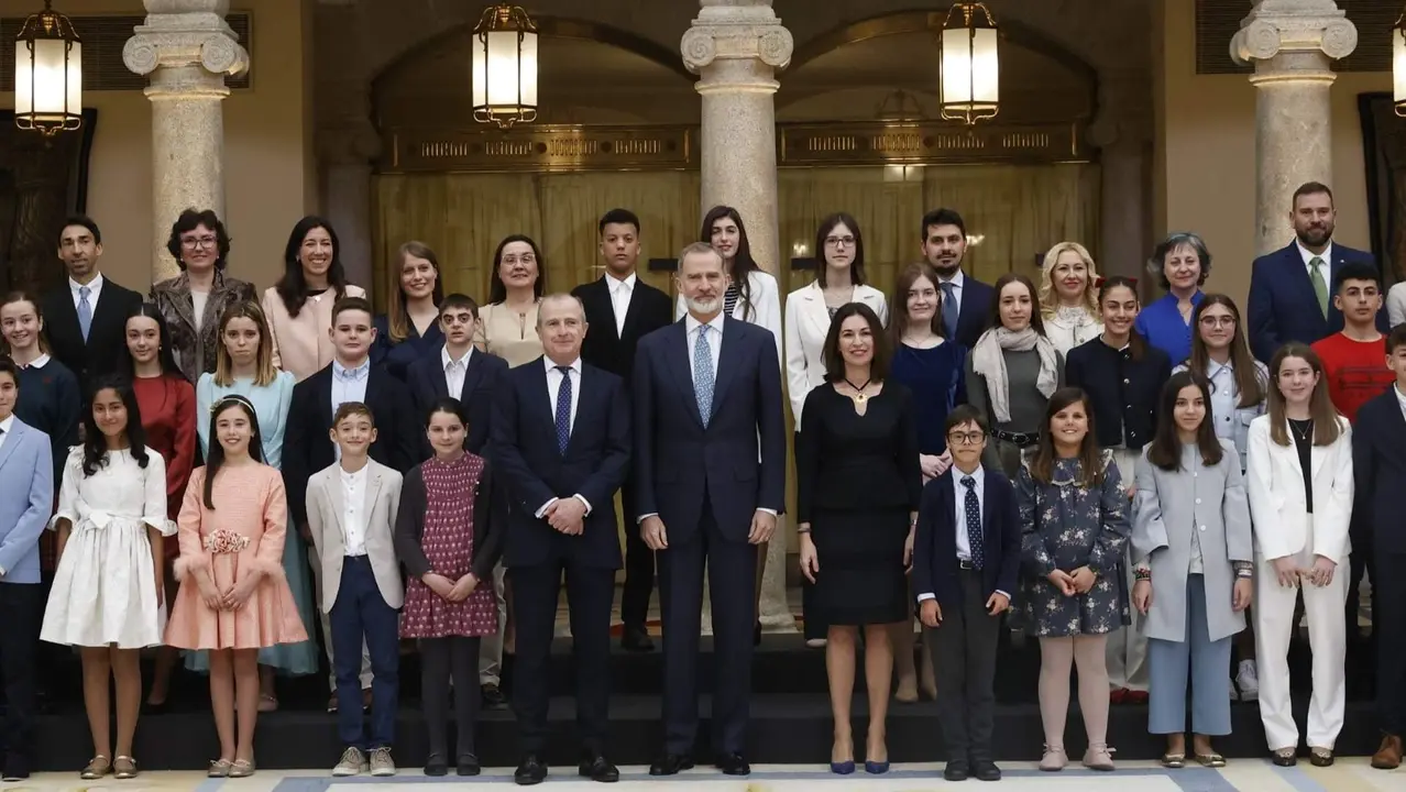 Recepción del Rey a los escolares - Casa del Rey