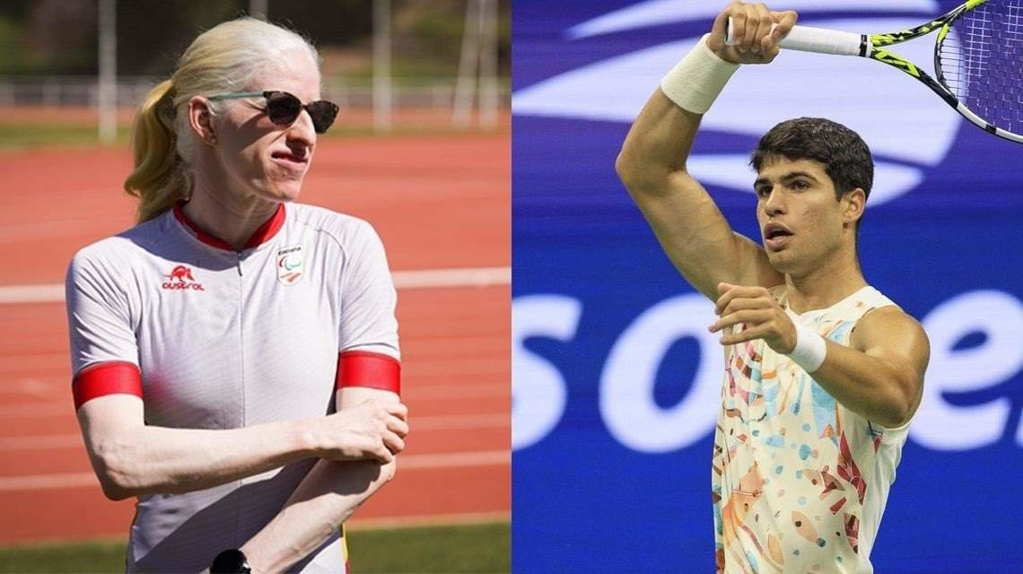 La triatleta Susana Rodríguez y el tenista Carlos Alcaraz - Fotos de CSD