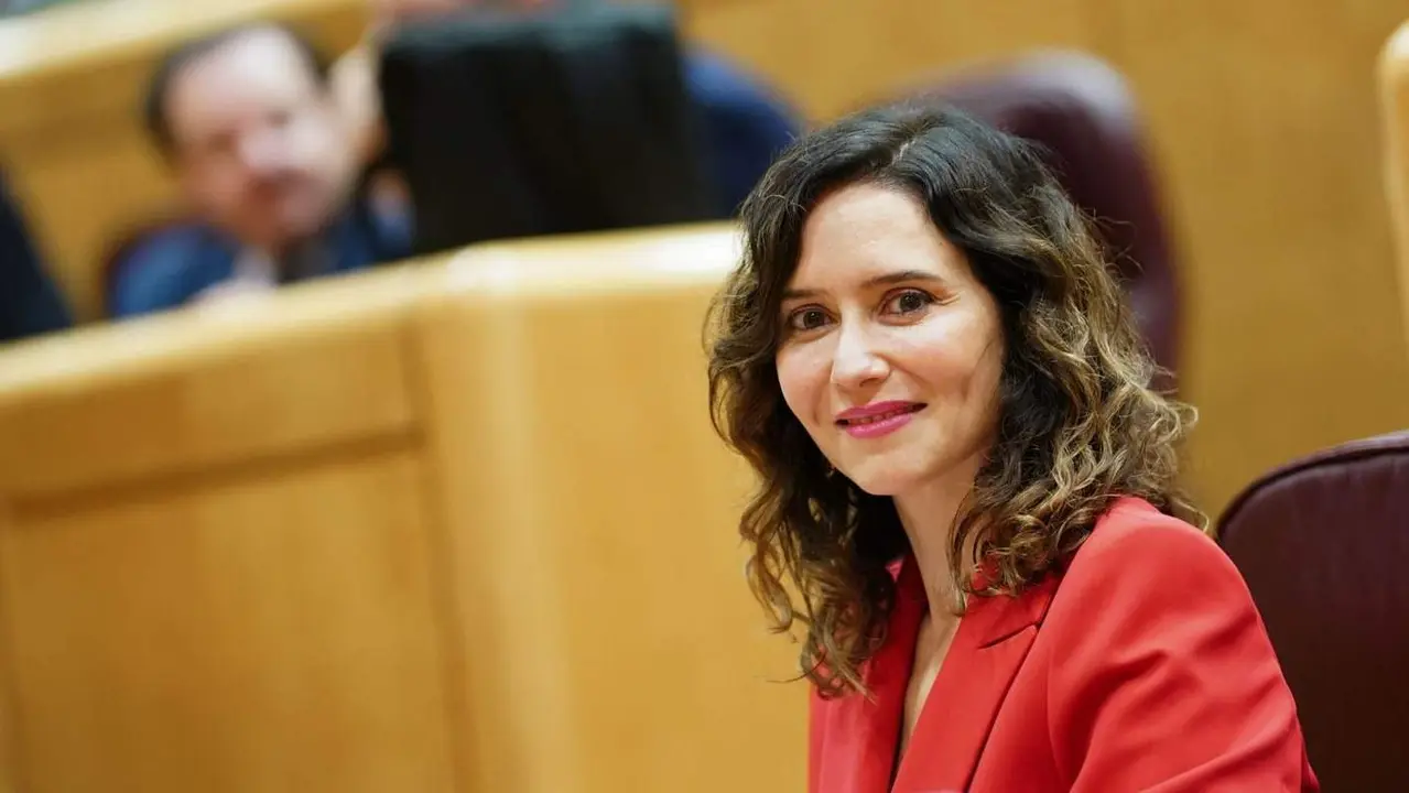 Díaz Ayuso, en la Comisión General de Comunidades Autónomas que se celebra en el Senado - Comunidad de Madrid