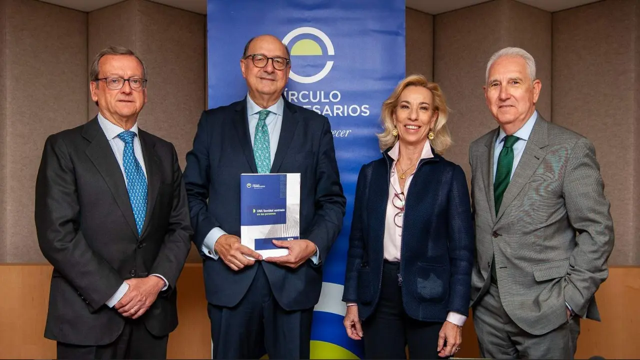 Jaime del Barrio, Pedro J. Nieto, Carmen Mateo y Enrique Castellón - Círculo de empresarios