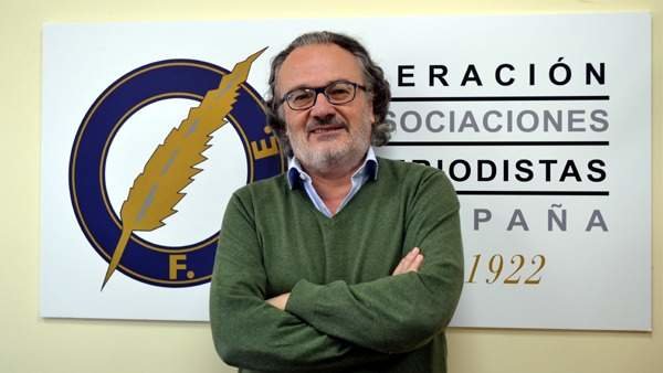 Miguel Ángel Noceda, presidente de la Federación de Asociaciones de Periodistas de España (FAPE) - Servimedia