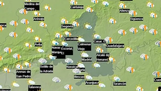 El tiempo puente 1 de mayo 2024 en Madrid - AEMET