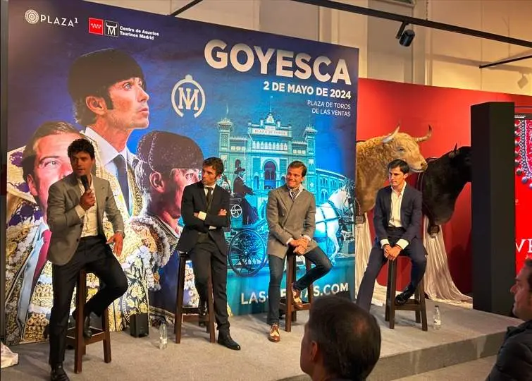 Momento de la presentación del cartel de la Corrida Goyesca Dos de Mayo - Comunidad de Madrid