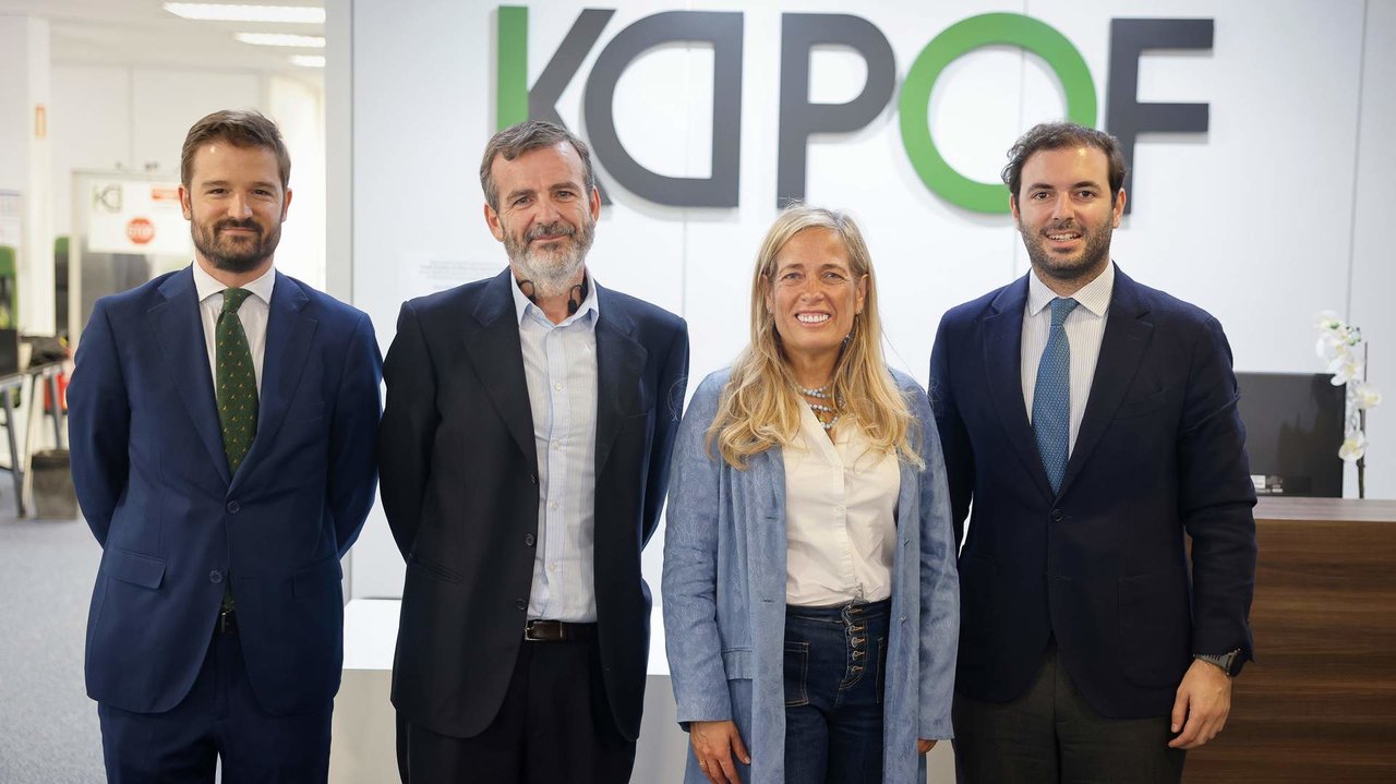 Albert en su visita a la empresa a Kdpof  - Comunidad de Madrid
