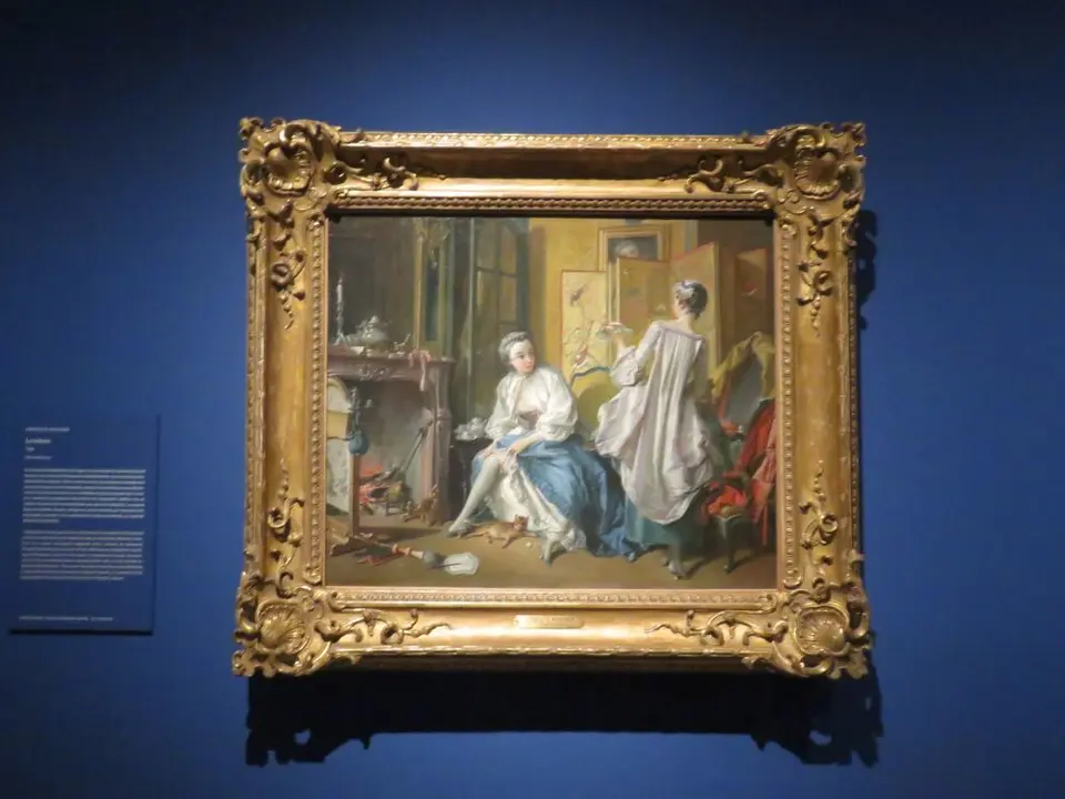 7 La toilette, 1742 de François Boucher