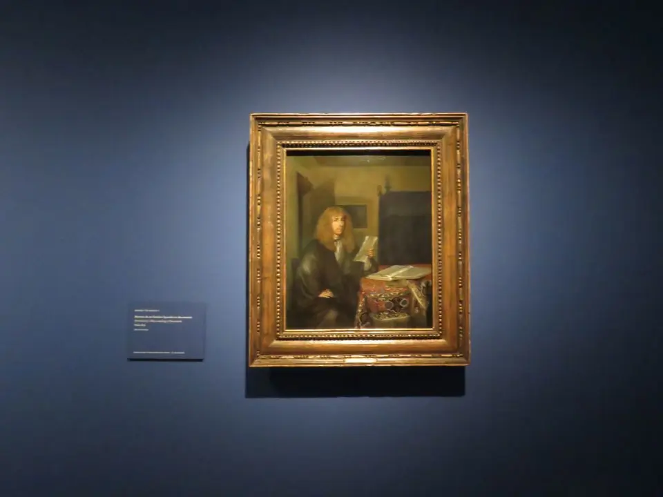 3 Retrato de un hombre leyendo un documenteo, c. 1675, de Gerard ter Borch