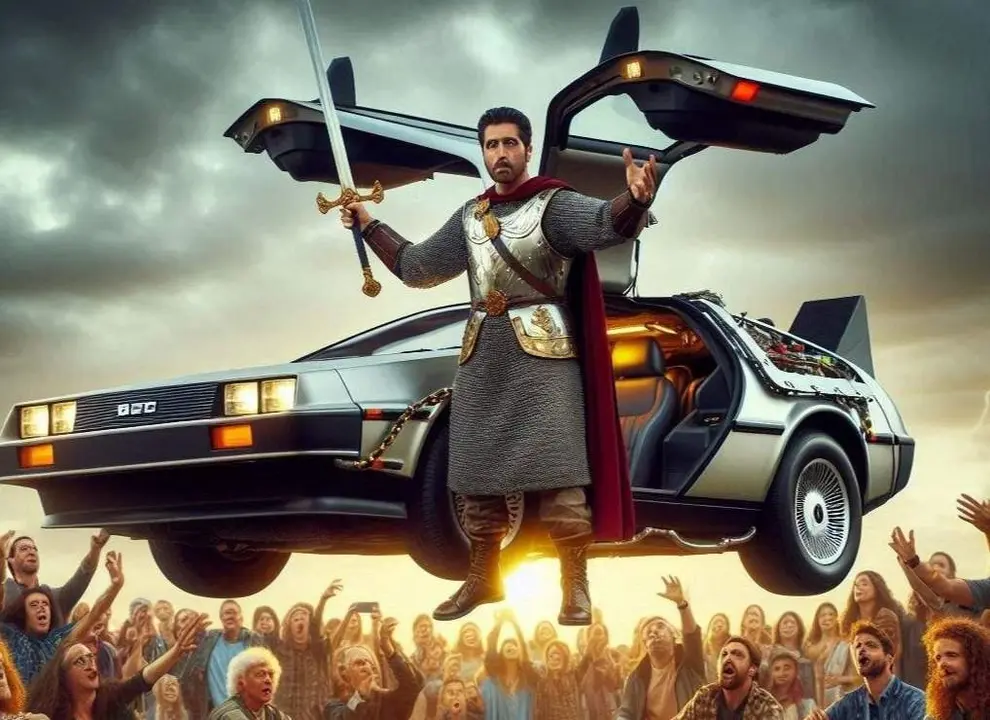 Un Delorean medieval.