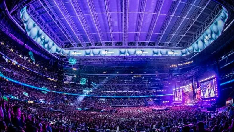 Nuevo Santiago Bernabéu durante un concierto - Foto de Real Madrid