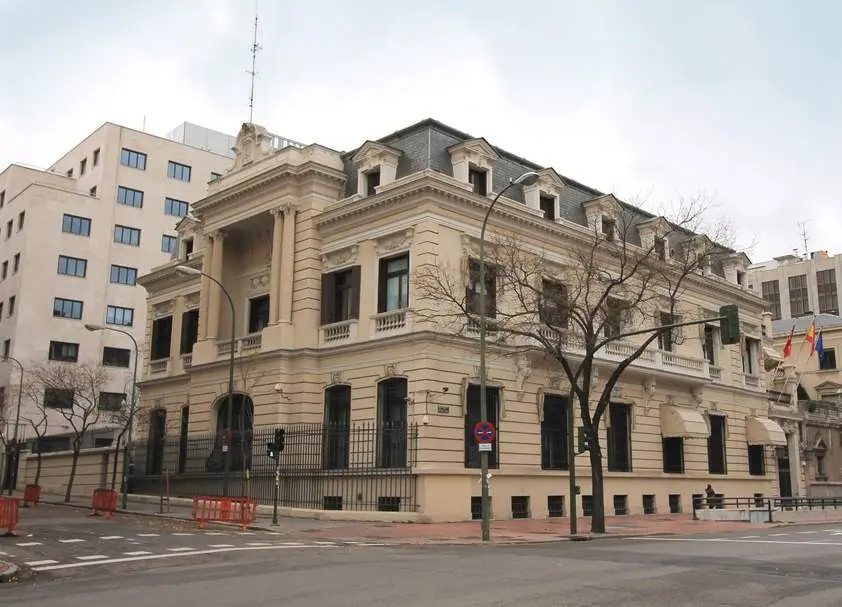 Mansion of the Marquises of Borghetto in Madrid (Spain), built in 1919. Nowadays it is home to the Spanish Government Delegation in Madrid.