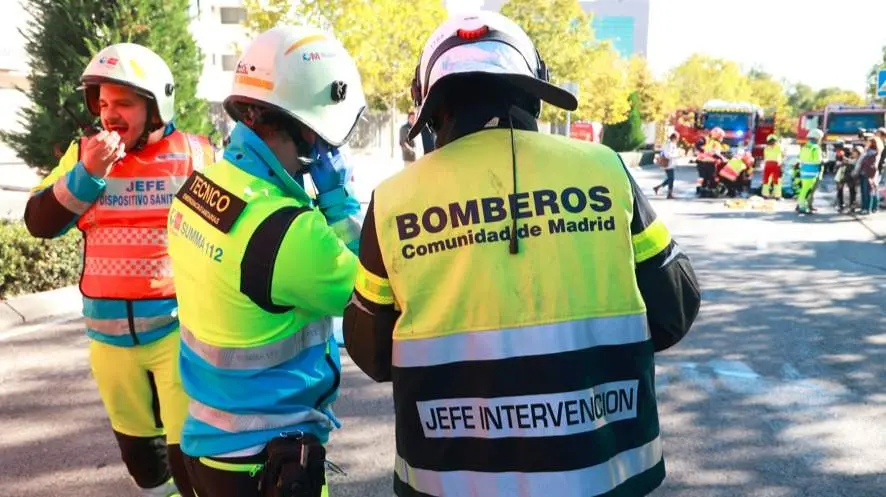 Primer simulacro para ensayar un plan de emergencias municipal - Foto Comunidad de Madrid