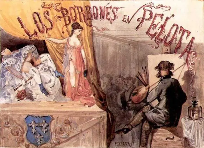 Los borbones en pelota Portada